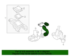DUCT,A/CL OTLT(INCLS 10,12) 22712134 PONTIAC