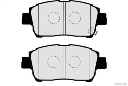 Тормозные колодки дисковые HERTH+BUSS J3602088