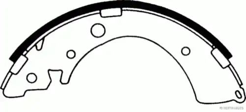 Тормозные колодки дисковые HERTH+BUSS J3504010