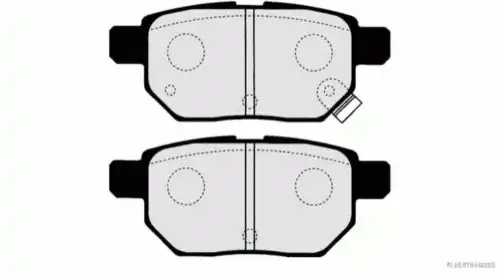 Тормозные колодки дисковые HERTH+BUSS J3612033