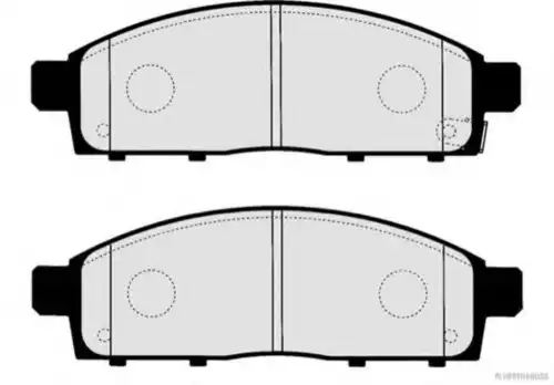 Тормозные колодки дисковые HERTH+BUSS J3605065