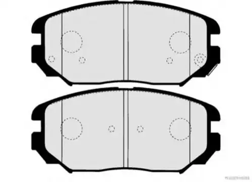 Тормозные колодки дисковые HERTH+BUSS J3600544