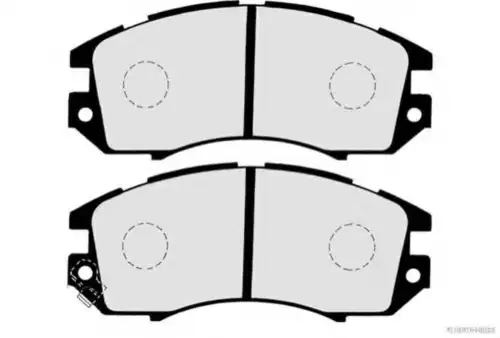 Тормозные колодки дисковые HERTH+BUSS J360 7005
