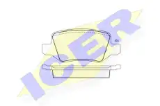 Тормозные колодки дисковые ICER 181510