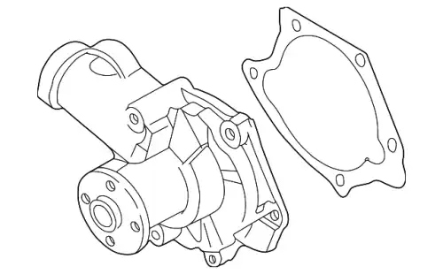 Насос системы охлаждения (помпа) MITSUBISHI MD979395