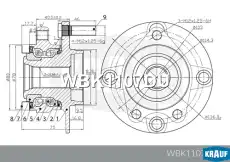Ступица KRAUF WBK1107DU