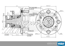 Ступица KRAUF WBK8938DU