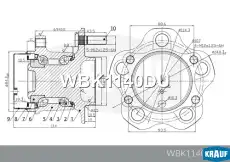 Ступица KRAUF WBK1140DU