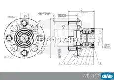 Ступица KRAUF WBK1074DU