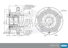 Ступица KRAUF WBK1061DU