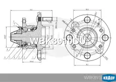Ступица KRAUF WBK8910DU