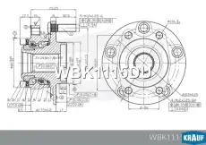 Ступица KRAUF WBK1115DU