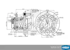 Ступица KRAUF WBK6876DU