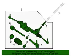 Рулевая рейка MB 167 460 32 01