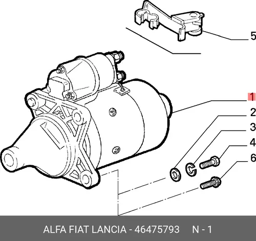 Стартер LANCIA 46475793