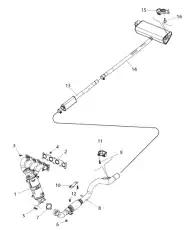 Прокладка коллектора JEEP 68246551AA