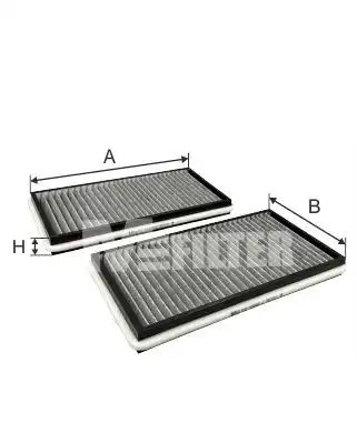 Салонный фильтр MFILTER K9068C2