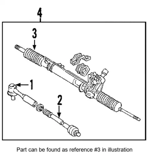 Рулевая тяга MITSUBISHI MR455425