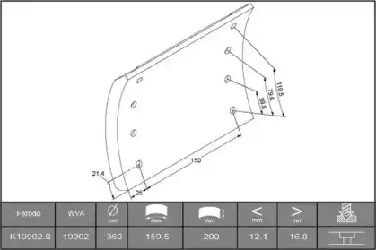 Тормозные колодки барабанные ABEX B2053161