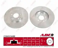 Тормозной диск ABE C3M023ABE-P