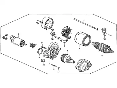 Стартер HONDA 31200-P0A-004