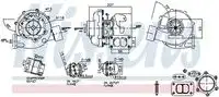 турбокомпрессор!\MB SK 96- 93298 NISSENS