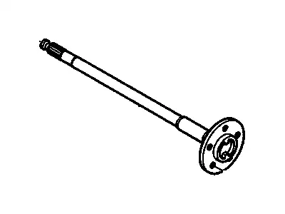 SHAFT,R/AXL(9.50 RING GEAR) 26021352 CADILLAC