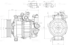 компрессор кондиционера!\ BMW 3/F30 11> LCAC 2630 LUZAR