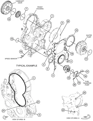 Gasket Set - Front Structure 4446485 CATERPILLAR