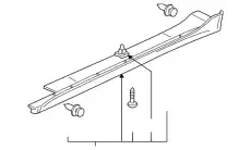 AIR DAM SIDE 6512A485 CHRYSLER