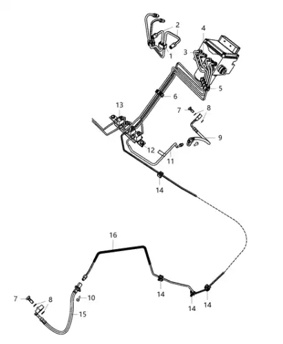 BRAKE 68448123AB CHRYSLER