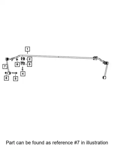 STABILIZER BAR 68480859AB CHRYSLER