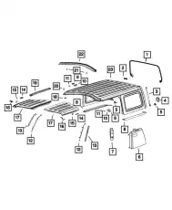 TARGA TOP 68368569AE CHRYSLER