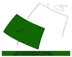 WINDSHIEL-WINDSHIELD 6102A825 CHRYSLER