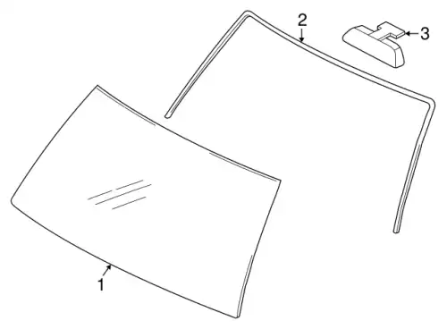 WINDSHIEL-WINDSHIELD 6102A825 CHRYSLER