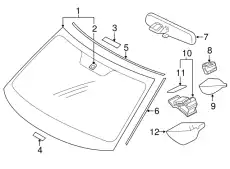 WINDSHIEL-WINDSHIELD 6102A909 CHRYSLER