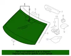 WINDSHIEL-WINDSHIELD 6102A909 CHRYSLER