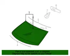 WINDSHIEL-WINDSHIELD 6102B050 CHRYSLER