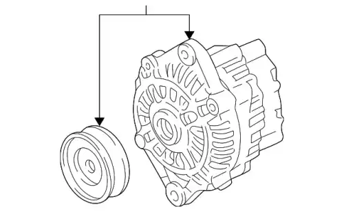 Генератор KIA 0K30D 18300