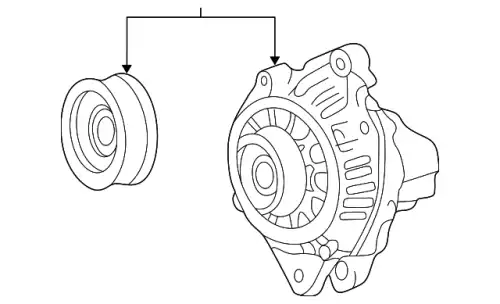 Генератор KIA 37300-38400RU