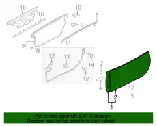 DOOR FR DOOR 5700A427 CHRYSLER