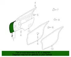 DOOR FR DOOR 5700A481 CHRYSLER