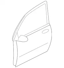 DOOR FR DOOR 5700B391 CHRYSLER