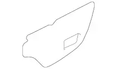 DOOR FR DOOR WATERPR 7265A034 CHRYSLER