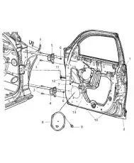 DOOR FRONT 5067245AF CHRYSLER