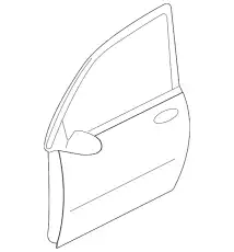 DOOR-FR DOOR 5700B694 CHRYSLER