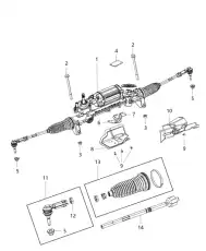 Рулевая тяга CHRYSLER 68284077AJ
