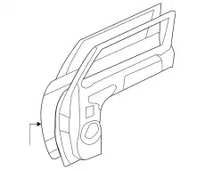 DOOR-REAR 5730B841 CHRYSLER
