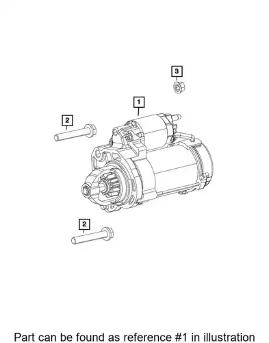 Стартер CHRYSLER 56029818AC