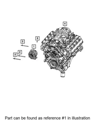Генератор CHRYSLER 68403126AB